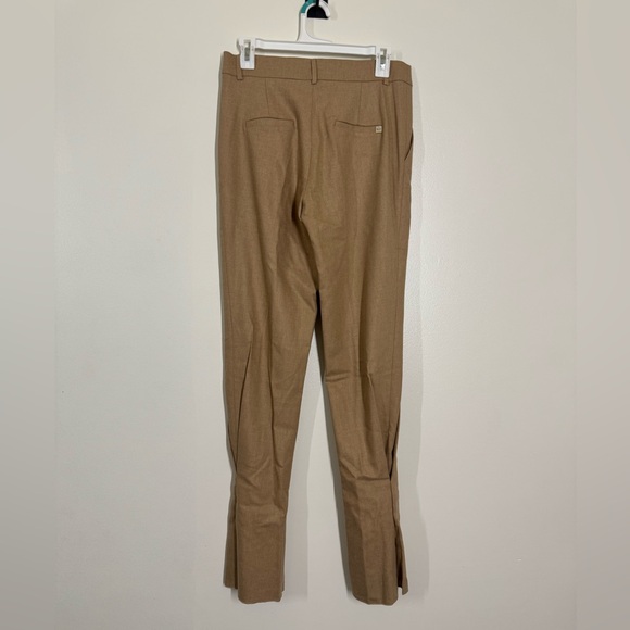 Manila Grace Women’s Tan Pants with Tulip Ankle Size 42 NWOT Wool / Viscose - Picture 4 of 11